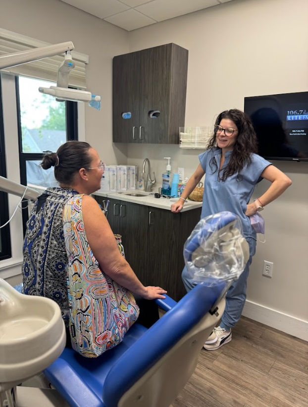 Professional dental cleaning at Constandelis Dental